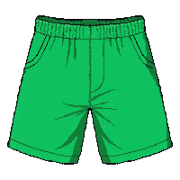 green athletic  vintage cotton