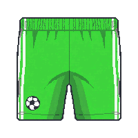 green athletic  with side stripe