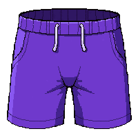 purple athletic  loose fit