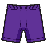 purple athletic  tight fit