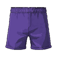 purple athletic  vintage cotton