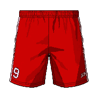 red athletic  pristine new