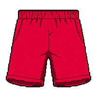 red athletic  tight fit