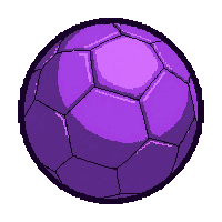 electric purple fluorescent  worn smooth