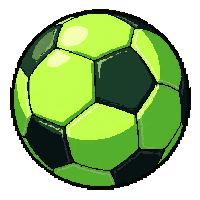 neon green synthetic  stitched and patched