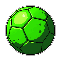 neon green synthetic  well worn scuffed