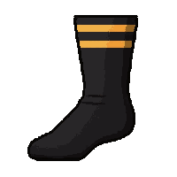 Black Crew  Ankle Length — free pixel art sprite from Soccer Socks