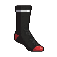 Black Crew  Compression Fit — free pixel art sprite from Soccer Socks