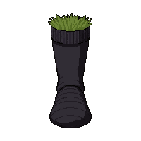 Black Crew  Grass Stained — free pixel art sprite from Soccer Socks