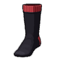 Black Crew  Thin Mesh — free pixel art sprite from Soccer Socks