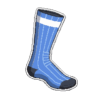 Blue Striped  Tournament Grade — free pixel art sprite from Soccer Socks