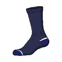 Navy Blue Reinforced Heel — free pixel art sprite from the Soccer Socks collection, transparent PNG
