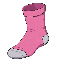 pink crew  cushioned sole
