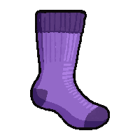 purple crew  grass stained