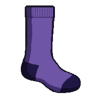 purple crew  pristine new
