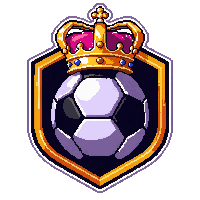 crown crest  glowing neon