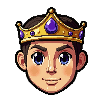 crown crest  holographic shiny