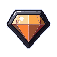 diamond crest  modern enamel