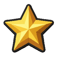 gold star badge  jewel studded