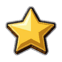 gold star badge  team primary colors