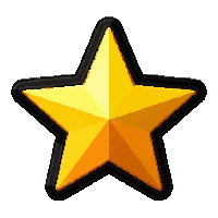 gold star badge  vintage embroidered