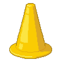 bright yellow  weighted base