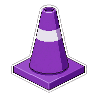 purple fluorescent  weighted base