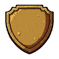 bronze shield  ancient weathered