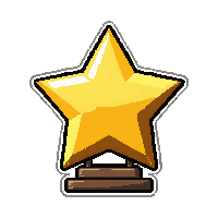 crystal star award  fresh pristine