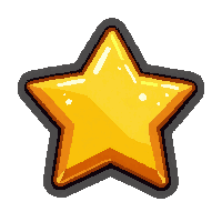 crystal star award  glowing enchanted