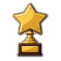 crystal star award  ornate detailed