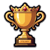 diamond encrusted crown  brushed bronze