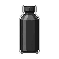 Black Sporty  Brand New — free pixel art sprite from Soccer Water Bottles