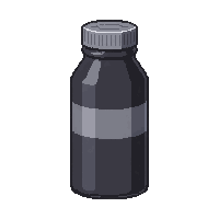Black Sporty  Insulated — free pixel art sprite from Soccer Water Bottles