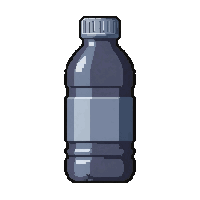 Black Sporty  Sweating Cold — free pixel art sprite from Soccer Water Bottles