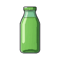 green eco  frosted glass