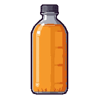 orange bright  empty