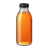 orange bright  frosted glass