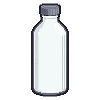 White Thermos Insulated — free pixel art sprite from the Soccer Water Bottles collection, transparent PNG