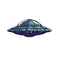Space Alien Spacecraft Extraterrestrial Ship 016 V2 2026 03 25T19 14 54 — free pixel art sprite from Space Ships