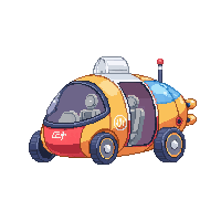 Space Escape Pod Emergency Craft 038 V4 2026 03 25t19 14 54 — free pixel art sprite from the Space Ships collection, transparent PNG