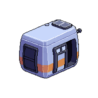 Space Escape Pod Emergency Craft 058 V6 2026 03 25t19 14 54 — free pixel art sprite from the Space Ships collection, transparent PNG