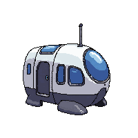 Space Escape Pod Emergency Craft 088 V9 2026 03 25t19 14 54 — free pixel art sprite from the Space Ships collection, transparent PNG