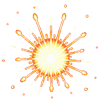 flak burst multiple small explosions