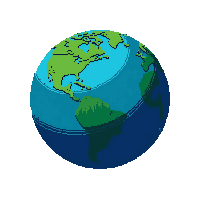 space background planet earth blue green