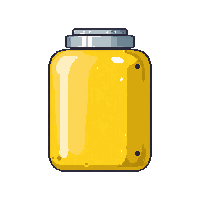 space fuel canister energy yellow
