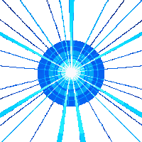 Space Warp Speed Light Streaks Blue Tunnel — free pixel art sprite from the Space collection, transparent PNG