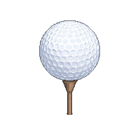 golf ball on tee