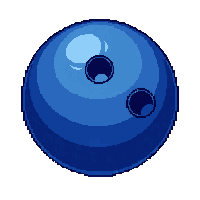 bowling ball dark blue heavy three holes