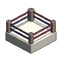 boxing ring ropes corner posts padded